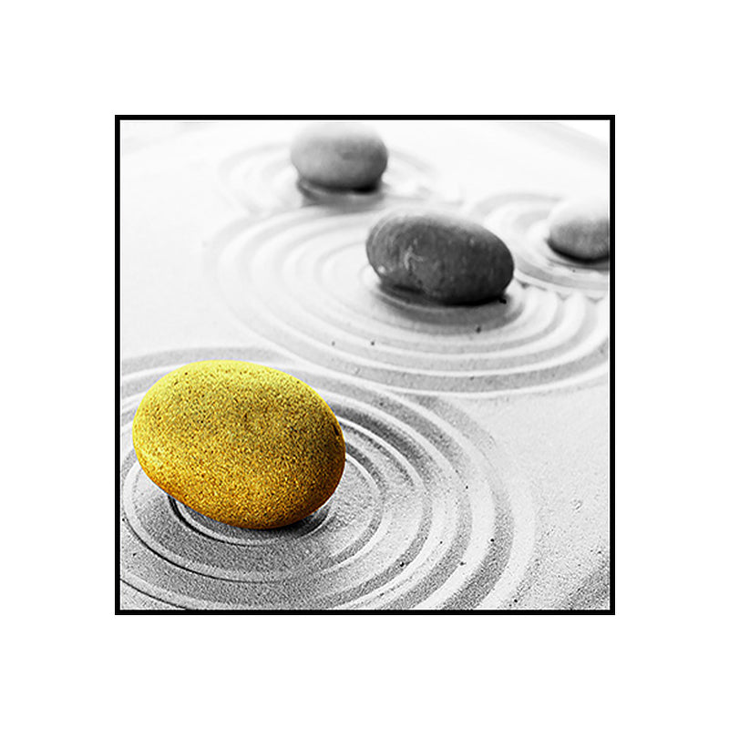 Simplicity Cobble Art Print Grey Wrapped Canvas for Sitting Room, Multiple Size Options Clearhalo 'Art Gallery' 'Canvas Art' 'Contemporary Art Gallery' 'Modern' Arts' 1656111