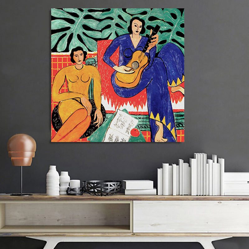 Canvas Green Art Print Fauvism Henri Matisse Abstract Painting Wall Decor for Room Clearhalo 'Arts' 'Canvas Art' 1656246