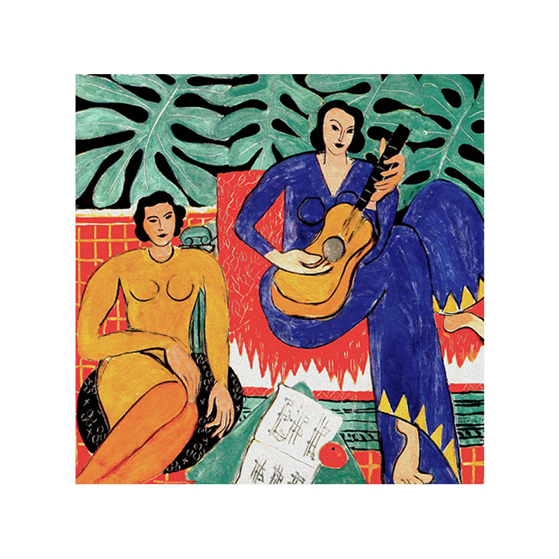 Canvas Green Art Print Fauvism Henri Matisse Abstract Painting Wall Decor for Room Clearhalo 'Arts' 'Canvas Art' 1656248