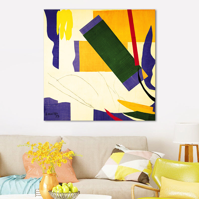 Canvas Green Art Print Fauvism Henri Matisse Abstract Painting Wall Decor for Room Clearhalo 'Arts' 'Canvas Art' 1656253