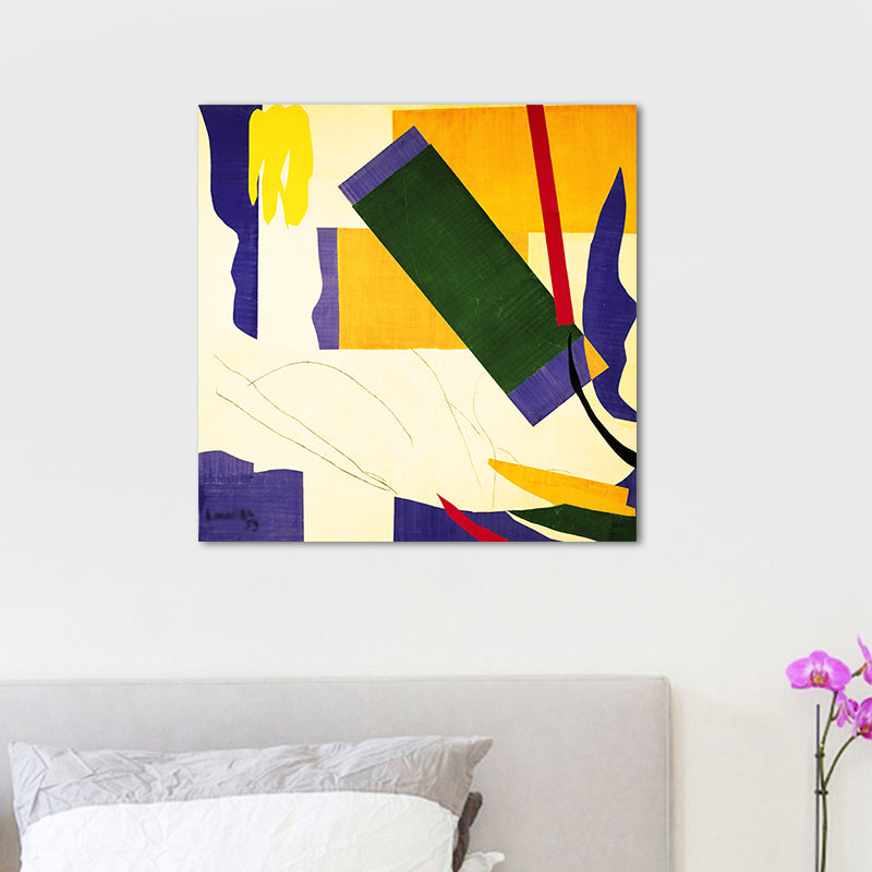 Canvas Green Art Print Fauvism Henri Matisse Abstract Painting Wall Decor for Room Clearhalo 'Arts' 'Canvas Art' 1656254