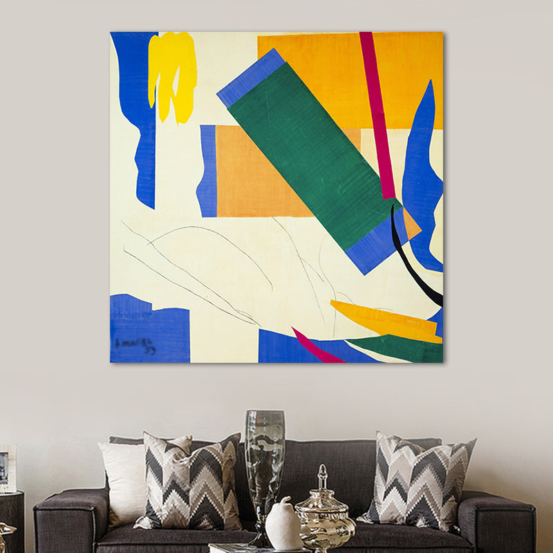 Canvas Green Art Print Fauvism Henri Matisse Abstract Painting Wall Decor for Room Clearhalo 'Arts' 'Canvas Art' 1656258