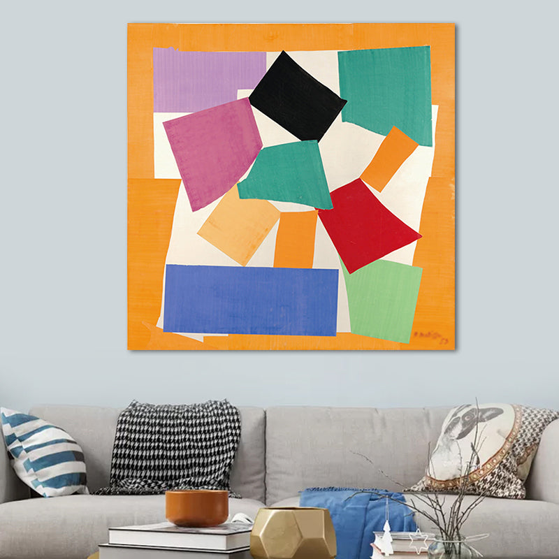 Canvas Green Art Print Fauvism Henri Matisse Abstract Painting Wall Decor for Room Clearhalo 'Arts' 'Canvas Art' 1656262