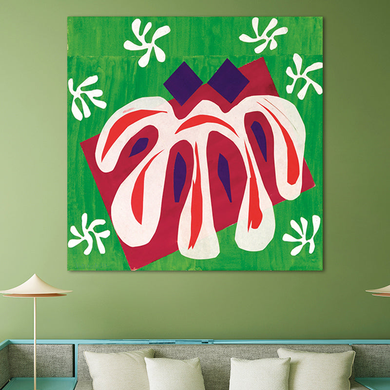 Canvas Green Art Print Fauvism Henri Matisse Abstract Painting Wall Decor for Room Green Clearhalo 'Arts' 'Canvas Art' 1656264