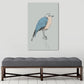 Canvas Blue Wall Decor Minimalist Bird Art Print for Nursery, Multiple Size Options Clearhalo 'Art Gallery' 'Canvas Art' 'Kids' Arts' 1656670