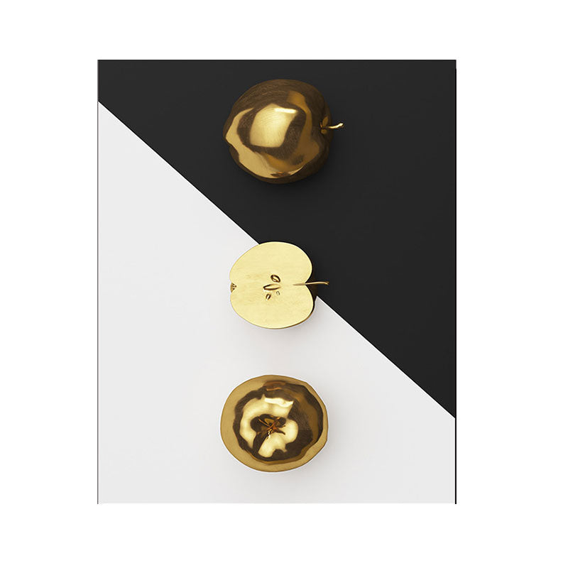 Geometric Canvas Wall Art Nordic Style Tasty Fruit Print Wall Decor in Bright Color Clearhalo 'Arts' 'Canvas Art' 1657062