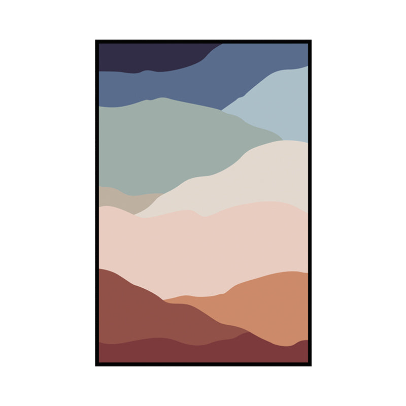 Abstract Pattern Wall Decor Pastel Color Canvas Art Prints Textured for Living Room Clearhalo 'Arts' 'Canvas Art' 1657230