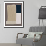 Mid-Century Modern Abstract Painting Dark Color Textured Wall Art Decor for Bedroom Clearhalo 'Art Gallery' 'Canvas Art' 'Industrial' 'Mid-Century Modern' 'Minimalist Art Gallery' Arts' 1657240