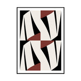 Scandinavian Abstract Wall Art Decor White Canvas Print for Living Room, Multiple Size Clearhalo 'Arts' 'Canvas Art' 1657280