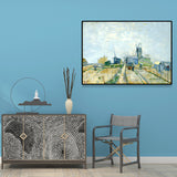Van Gogh Farmland Wall Art Print Soft Color Canvas Painting for House Decoration Clearhalo 'Art Gallery' 'Canvas Art' 'Country Art Gallery' 'French Country' 'Rustic' Arts' 1657477