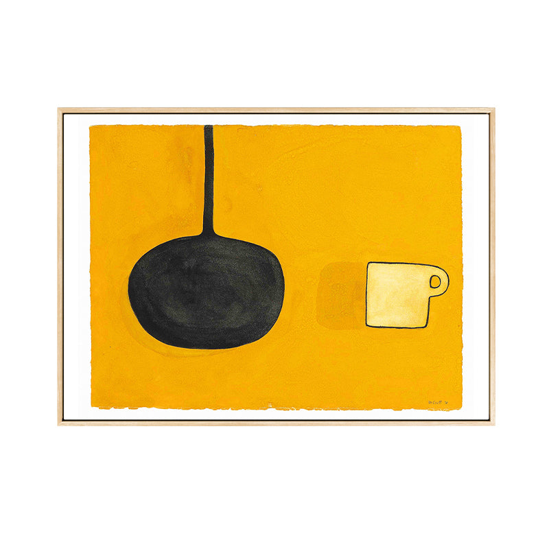 Soft Color Food Painting Canvas Textured Minimalistic Child Bedroom Wall Art Clearhalo 'Art Gallery' 'Canvas Art' 'Kids' Arts' 1657592