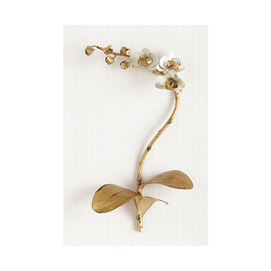 Gold Nordic Canvas Art Branch of Blooming Flower Wall Decoration for Living Room Clearhalo 'Arts' 'Canvas Art' 1657776