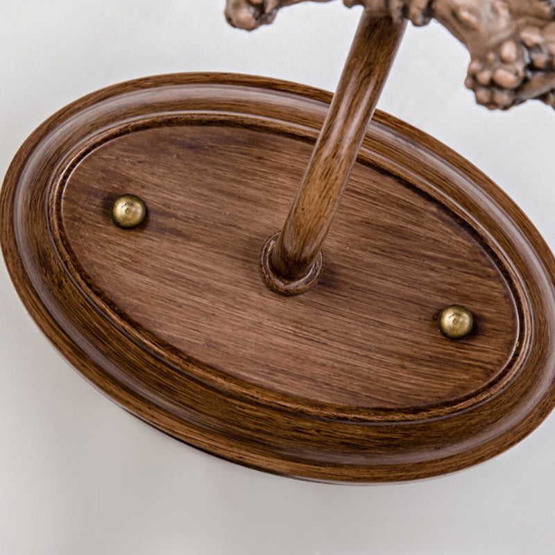 Lodge Style Bell Wall Lighting with Deer Horn Amber Glass 2 Lights Sconce Lamp Clearhalo 'Industrial wall lights' 'Industrial' 'Middle century wall lights' 'Rustic wall lights' 'Tiffany' 'Wall Lamps & Sconces' 'Wall Lights' Lighting' 165779