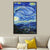 Starry Night Canvas Art Classic Enchanting Van Gogh Painting Wall Decor in Soft Color Blue Clearhalo 'Art Gallery' 'Canvas Art' 'Kids' Arts' 1658174
