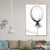 Canvas White Painting Minimalism Style Balloon Pencil Wall Art Decor, Multiple Sizes White Clearhalo 'Art Gallery' 'Canvas Art' 'Contemporary Art Gallery' 'Contemporary Art' 'Minimalism' 'Minimalist Art Gallery' 'Scandinavian' Arts' 1658463