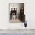 部屋の壁の壁のアートパステルカラーホームギャラリー用ノスタルジックなキャンバスプリント、テクスチャ