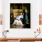 Painting Print Post-Impressionist Canvas Wall Art with Woman Portrait, Soft Color Clearhalo 'Arts' 'Canvas Art' 1658629