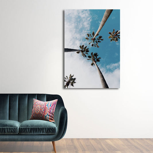 Textured Scenery Art Print Tropical Canvas Made Wall Decoration for Sitting Room Clearhalo 'Art Gallery' 'Canvas Art' 'Coastal Art Gallery' 'Nautical' 'Tropical' Arts' 1658694