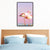 Tropix Animal Flamingos Canvas Art Pink-Blue Textured Wall Decor for Sitting Room Pink Clearhalo 'Art Gallery' 'Canvas Art' 'Coastal Art Gallery' 'Tropical' Arts' 1658977