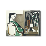 Nordic Style Character Painting Kitchen Backsplash Wall Art Print in Light Color Clearhalo 'Arts' 'Canvas Art' 1659128