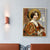 Canvas Textured Painting Retro Style Maid and Flower Wall Art Decor, Multiple Sizes