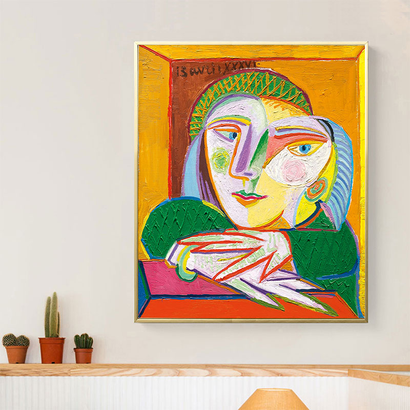 Pastel Color Nordic Painting Novelty Figure Wall Art for Kitchen, Multiple Sizes Clearhalo 'Arts' 'Canvas Art' 1659187