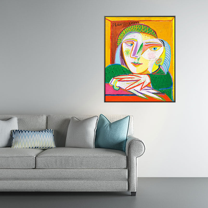 Pastel Color Nordic Painting Novelty Figure Wall Art for Kitchen, Multiple Sizes Clearhalo 'Arts' 'Canvas Art' 1659188