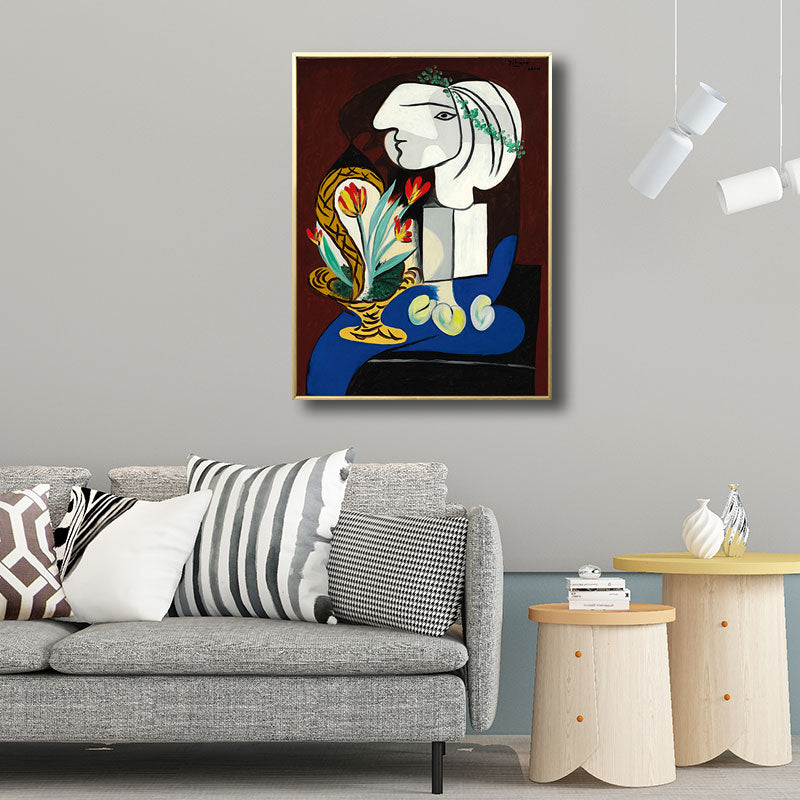 Pastel Color Nordic Painting Novelty Figure Wall Art for Kitchen, Multiple Sizes Clearhalo 'Arts' 'Canvas Art' 1659191