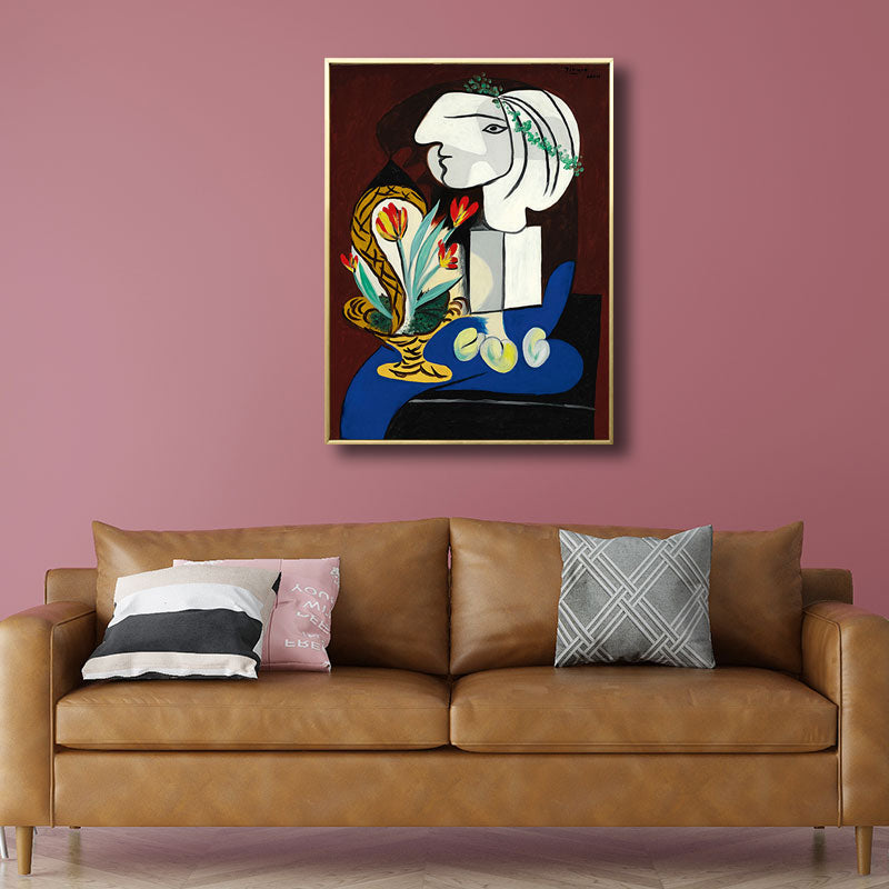 Pastel Color Nordic Painting Novelty Figure Wall Art for Kitchen, Multiple Sizes Clearhalo 'Arts' 'Canvas Art' 1659192