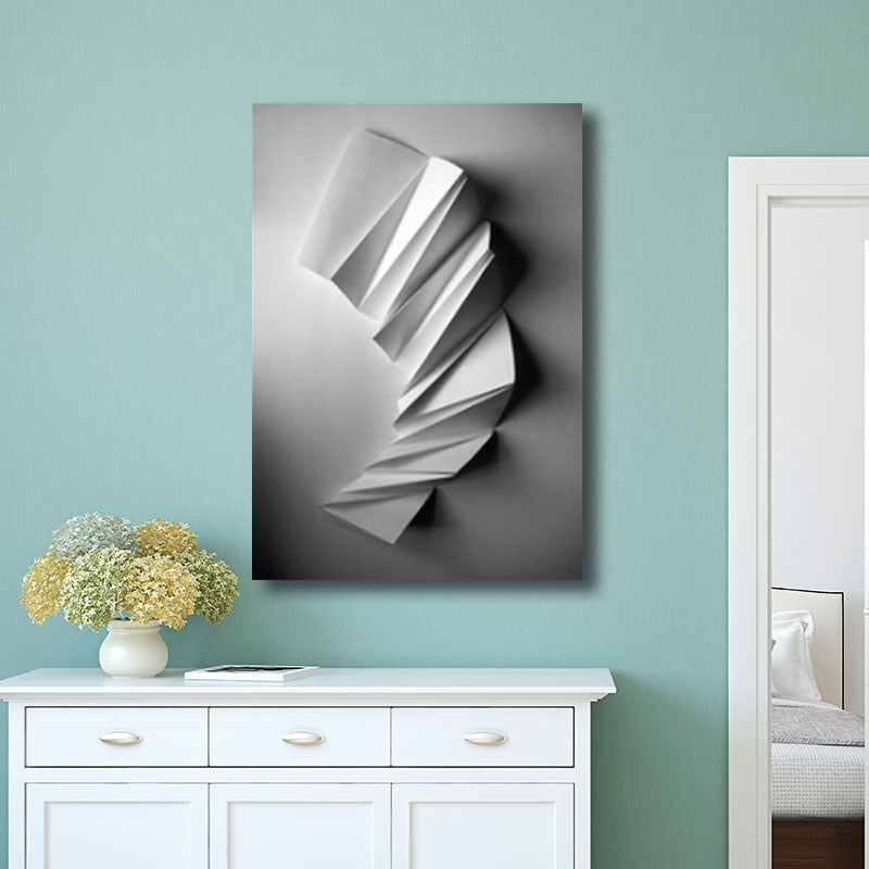 Minimalist Abstract Pattern Wall Art Soft Color Decorative Wrapped Canvas for Guest Room Grey Clearhalo 'Art Gallery' 'Canvas Art' 'Contemporary Art Gallery' 'Contemporary Art' 'Minimalism' 'Minimalist Art Gallery' 'Scandinavian' Arts' 1659212