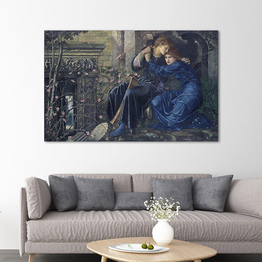 World Culture Religious Figures Painting Light Color Textured Wall Art for Playroom Clearhalo 'Arts' 'Canvas Art' 1659353