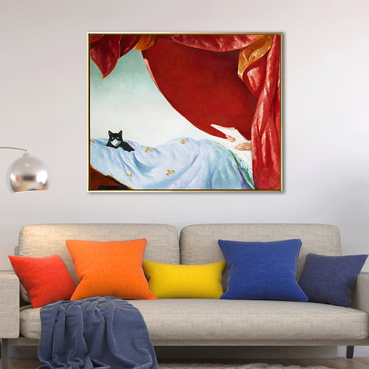 Painting Print Woman Canvas Art Traditional Textured Living Room Wall Decor, Multiple Sizes Clearhalo 'Art Gallery' 'Canvas Art' 'Traditional' Arts' 1659550