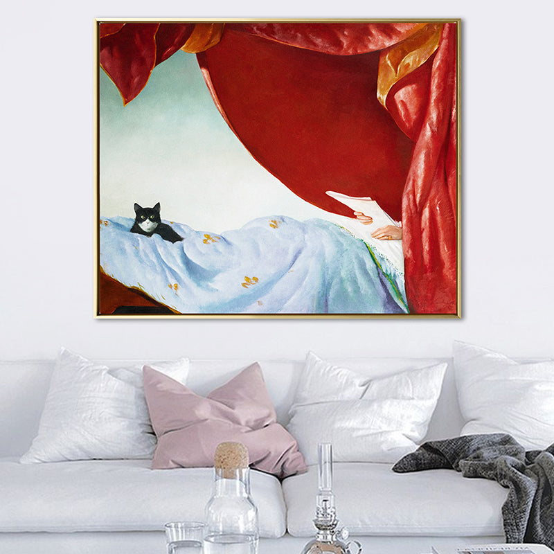 Painting Print Woman Canvas Art Traditional Textured Living Room Wall Decor, Multiple Sizes Clearhalo 'Art Gallery' 'Canvas Art' 'Traditional' Arts' 1659551