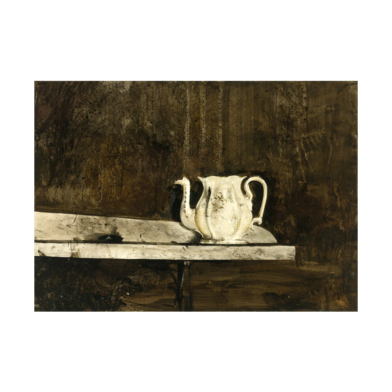 Kitchenware Canvas Art Textured Farmhouse Style Family Room Painting in Dark Color Clearhalo 'Art Gallery' 'Canvas Art' 'Country Art Gallery' 'French Country' 'Rustic' Arts' 1659691