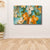 Orange-White Flower Blossom Painting Textured Farmhouse Living Room Wall Art Print Orange Clearhalo 'Art Gallery' 'Canvas Art' 'Traditional' Arts' 1659912