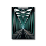 Multicolored Architecture Canvas Art Print Decorative Modern for Hallway Paintings Clearhalo 'Art Gallery' 'Canvas Art' 'Contemporary Art Gallery' 'Modern' Arts' 1660095