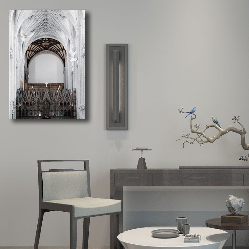 Multicolored Architecture Canvas Art Print Decorative Modern for Hallway Paintings Clearhalo 'Art Gallery' 'Canvas Art' 'Contemporary Art Gallery' 'Modern' Arts' 1660104