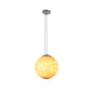 Pendant Lamp for Bedroom, Modern Globe Shade Ceiling Light Fixture in Chrome for Kids Clearhalo 'Ceiling Lights' 'Pendant Lights' 'Pendants' Lighting' 167307
