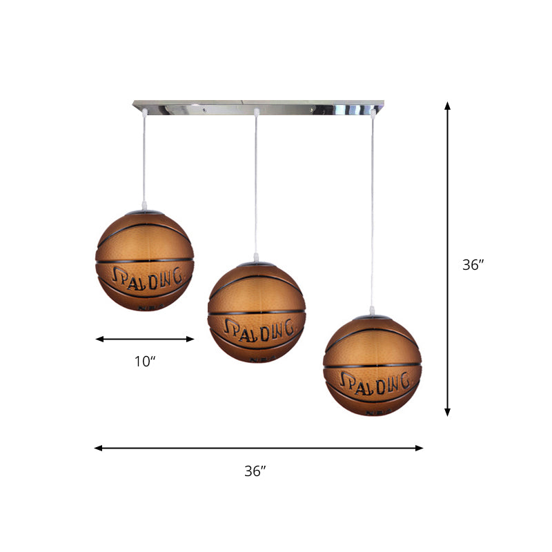 Hanging Lamps for Bedroom, 3 Lights Modern Ceiling Fixture in Chrome for Boys Clearhalo 'Ceiling Lights' 'Chandeliers' 'Glass shade' 'Glass' 'Pendant Lights' 'Pendants' Lighting' 167531