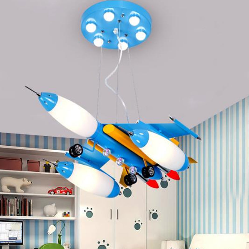 Glass for Chandelier, 3-Light Ceiling Fixture with Air Plane Design Modern Style Clearhalo 'Ceiling Lights' 'Chandeliers' Lighting' options 167772