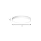 White LED Flush Mount Light, Ultra Thin Ceiling Lighting with Acrylic Shade for Bedroom Modern Style Clearhalo 'Ceiling Lights' 'Close To Ceiling Lights' 'Close to ceiling' 'Flush mount' Lighting' 168073