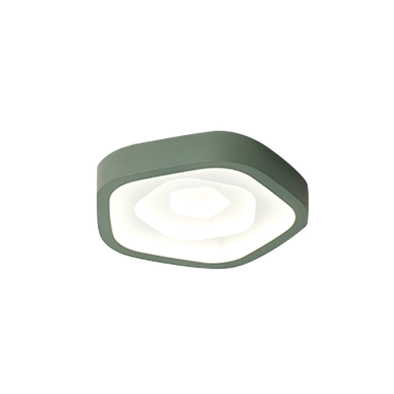 Bedroom Ceiling Light for Kids, LED Flush Mount Lighting with Rose Shade Nordic Style Clearhalo 'Ceiling Lights' 'Close To Ceiling Lights' 'Close to ceiling' 'Flush mount' Lighting' 168362