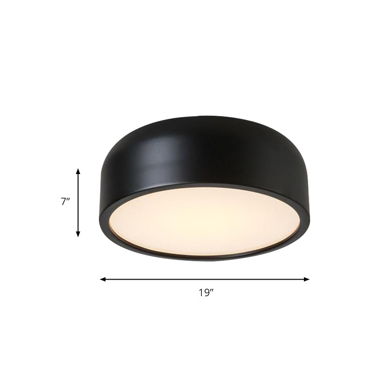 Modern Ceiling Light for Bedroom, LED Flush Mount Light with Acrylic Dome Shade Clearhalo 'Ceiling Lights' 'Close To Ceiling Lights' 'Close to ceiling' 'Flush mount' Lighting' 168445