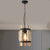 Round Metallic Pendant Lamp Rustic 1 Bulb Parlor Suspension Lamp with Cylindrical Wooden Frame in Wood/White White Clearhalo 'Art Deco Pendants' 'Cast Iron' 'Ceiling Lights' 'Ceramic' 'Crystal' 'Industrial Pendants' 'Industrial' 'Metal' 'Middle Century Pendants' 'Pendant Lights' 'Pendants' 'Tiffany' Lighting' 1687614