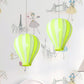 Fabric Balloon Hanging Lighting Cartoon 1 Light Pendant Light Fixture in Red/Blue/Green for Play Room Neon Clearhalo 'Ceiling Lights' 'Pendant Lights' 'Pendants' Lighting' 1688356_f9ddc7cb-498c-4d7a-91da-e379c0eaea36