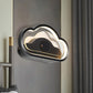 Heart/Cloud Wall Lighting Nordic Acrylic Black/White LED Wall Mounted Light Fixture for Bedroom Black Cloud Clearhalo 'Wall Lamps & Sconces' 'Wall Lights' Lighting' 1688475