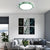Bedroom Ceiling Lighting LED, Macaron Flush Mount Light with Acrylic Floral Shade for Girls Green Clearhalo 'Ceiling Lights' 'Close To Ceiling Lights' 'Close to ceiling' 'Flush mount' Lighting' 168881