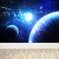 Planet View Mural Decal Modern Decorative Living Room Wall Covering, Personalise Clearhalo 'Wall Decor' 'Wall Mural' 1688969