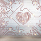 Industrial Circuit Board Mural Non-Woven Texture Waterproof Light Gray Wall Art for Bedroom Clearhalo 'Wall Decor' 'Wall Mural' 1689014