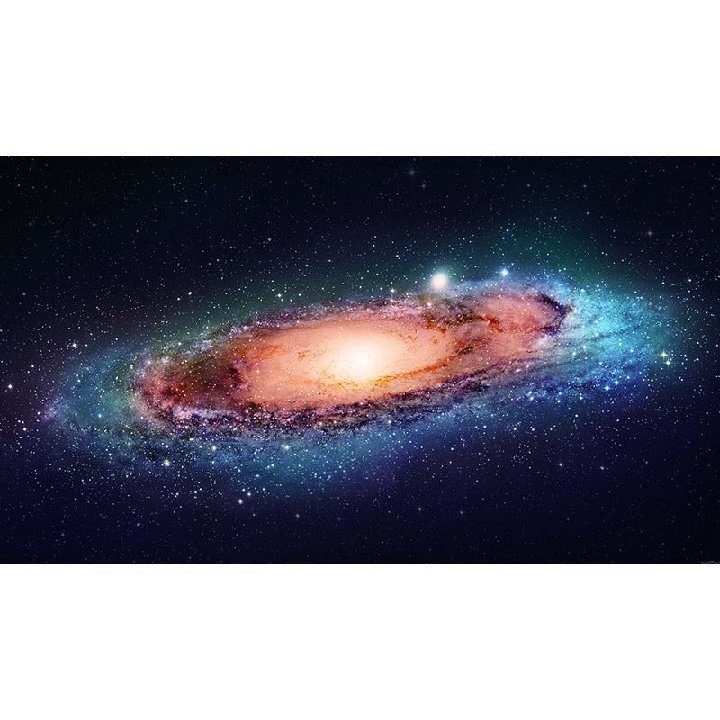 Modern Stars Spiral Wall Mural Non-Woven Stain-Proof Dark Color Wall Art for Boys Bedroom Clearhalo 'Wall Decor' 'Wall Mural' 1689040